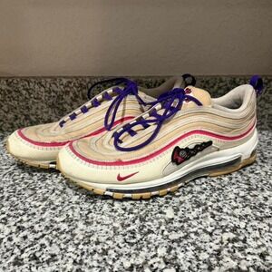 Nike Air Max 97 SE Air Sprung Sesame Pink DJ4702-200 Men's Size 11 Caterpillar